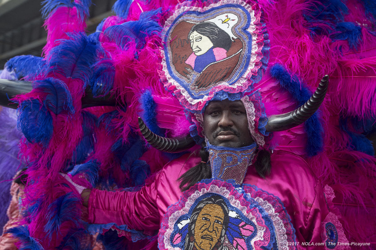 Mardi Gras Indians hit the streets In New Orleans